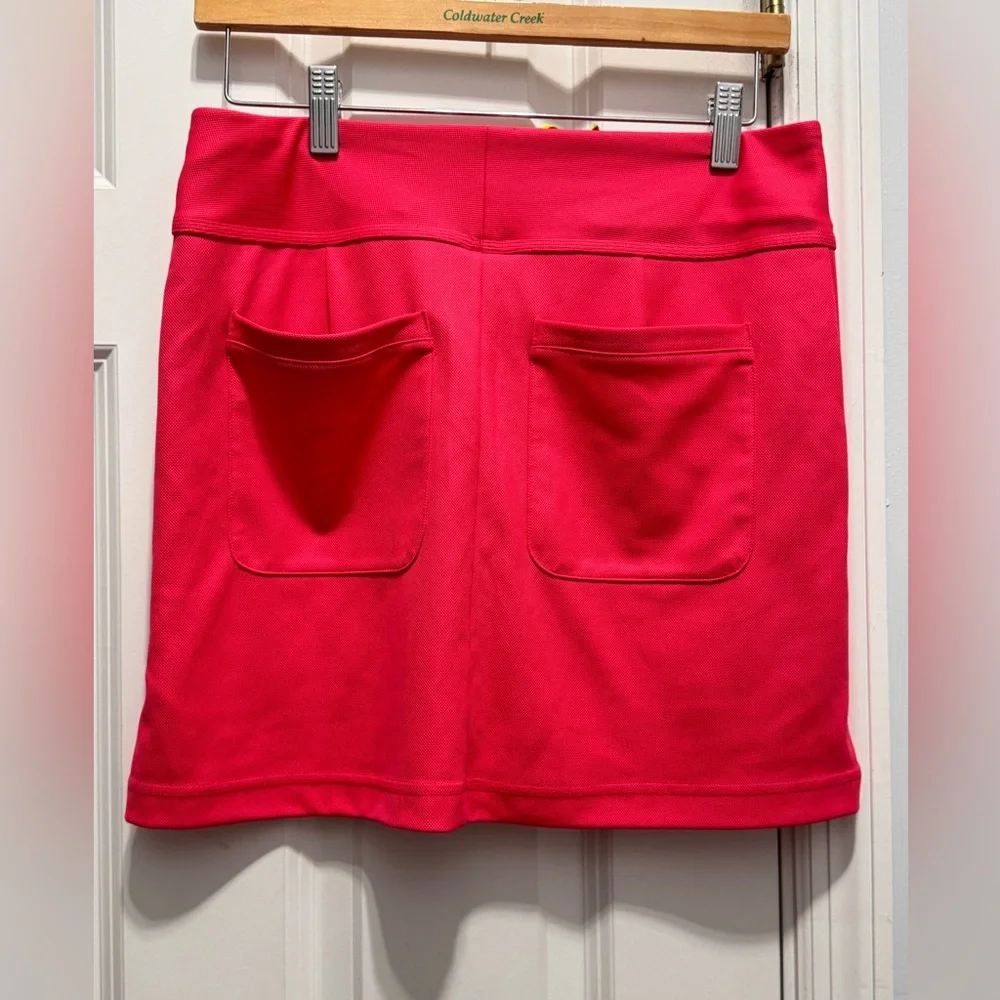adidas Pink Skort with Neon Green Accents size small